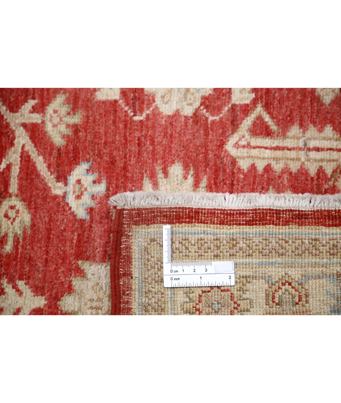 Ziegler 2'7'' X 7'8'' Hand-Knotted Wool Rug 2'7'' x 7'8'' (78 X 230) / Red / Ivory