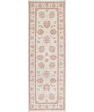 Ziegler 2'8'' X 8'0'' Hand-Knotted Wool Rug 2'8'' x 8'0'' (80 X 240) / Ivory / Ivory
