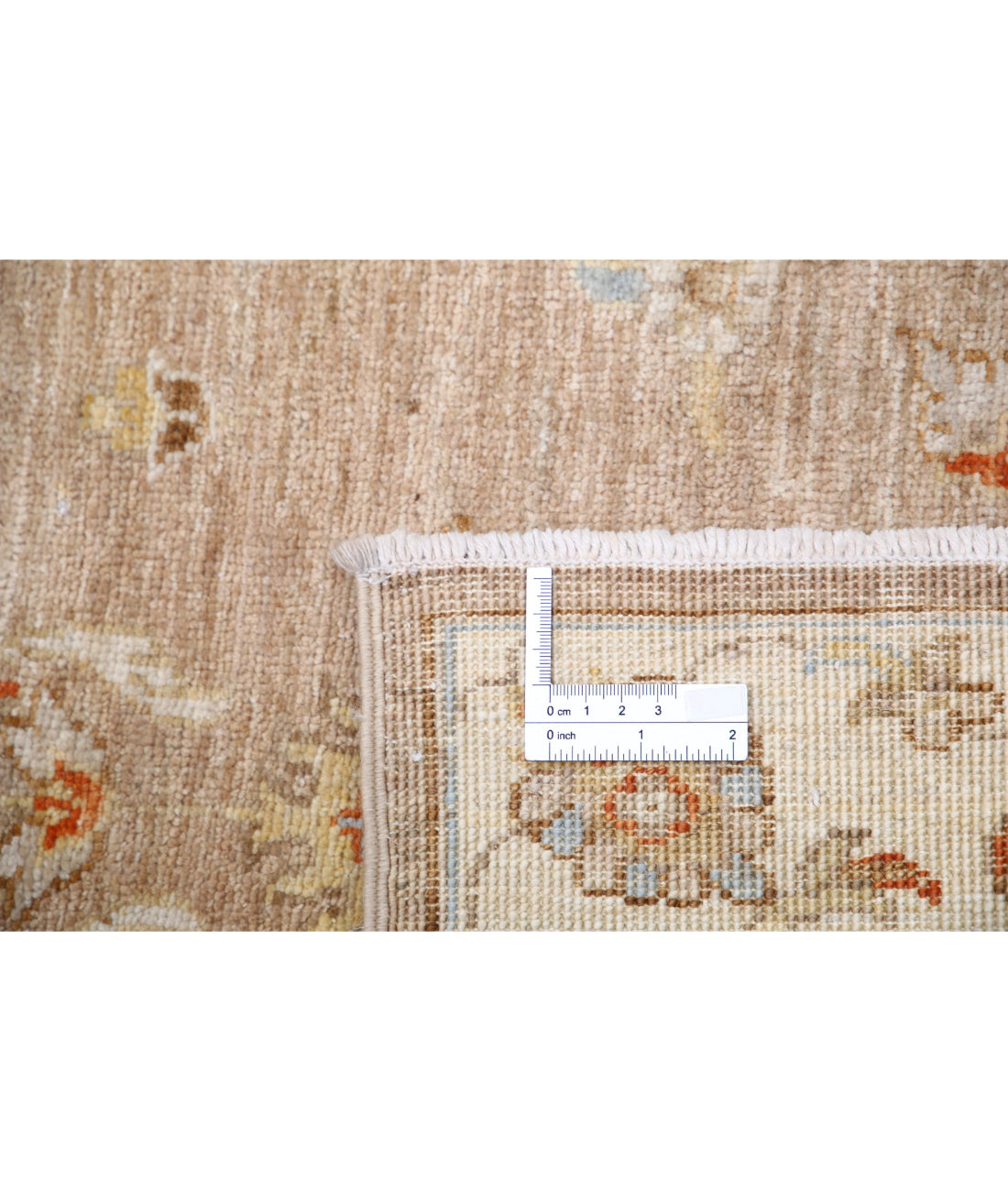 Ziegler 2'6'' X 7'10'' Hand-Knotted Wool Rug 2'6'' x 7'10'' (75 X 235) / Brown / Ivory
