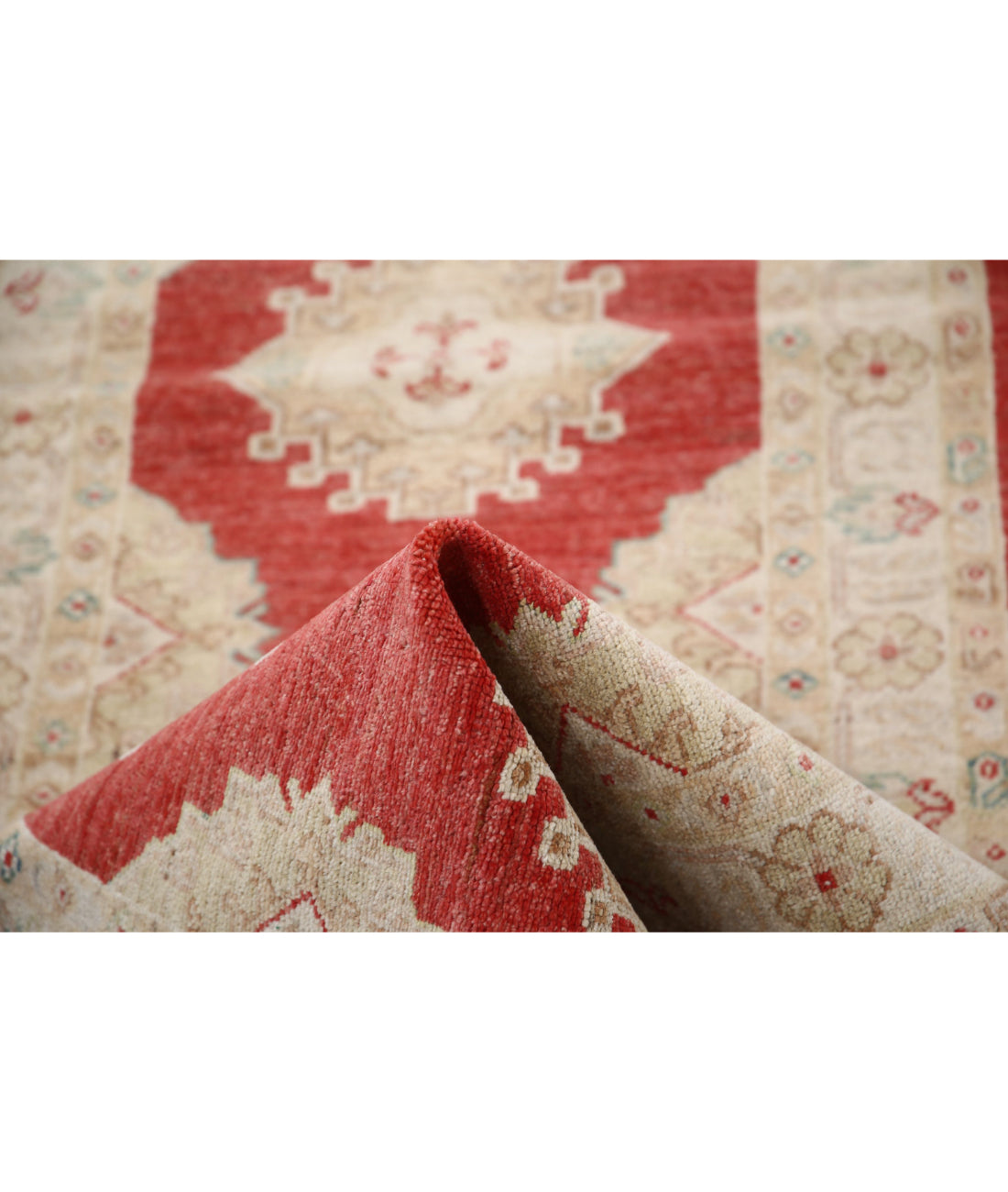 Ziegler 2'9'' X 7'11'' Hand-Knotted Wool Rug 2'9'' x 7'11'' (83 X 238) / Red / Red