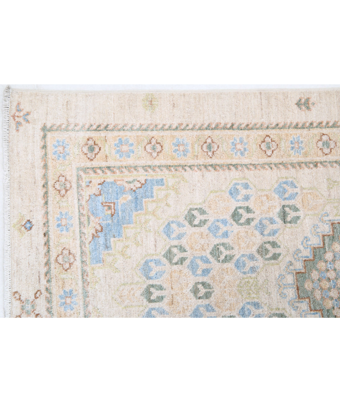 Ziegler 2'7'' X 7'11'' Hand-Knotted Wool Rug 2'7'' x 7'11'' (78 X 238) / Ivory / Ivory