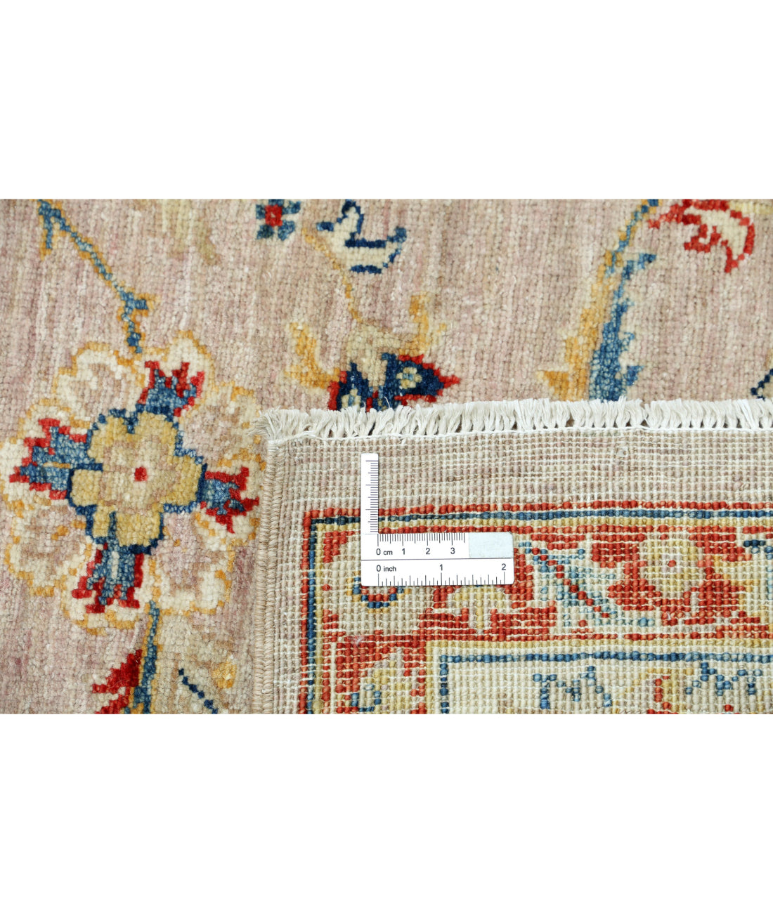 Ziegler 6'7'' X 9'6'' Hand-Knotted Wool Rug 6'7'' x 9'6'' (198 X 285) / Grey / Ivory