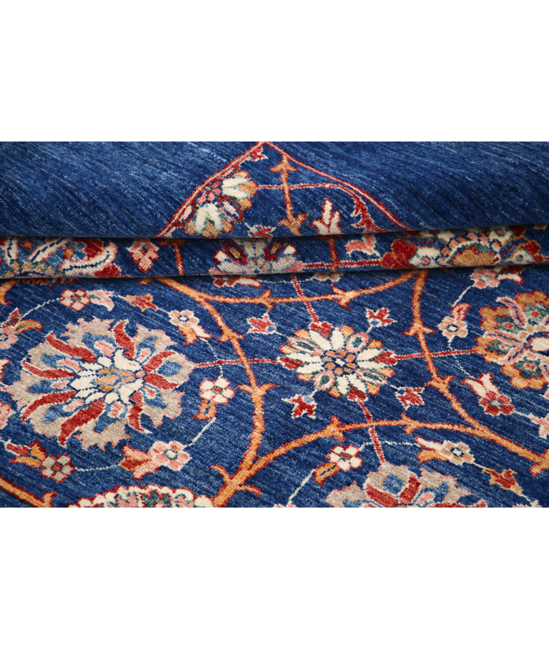 Ziegler 6'10'' X 9'3'' Hand-Knotted Wool Rug 6'10'' x 9'3'' (205 X 278) / Blue / Blue