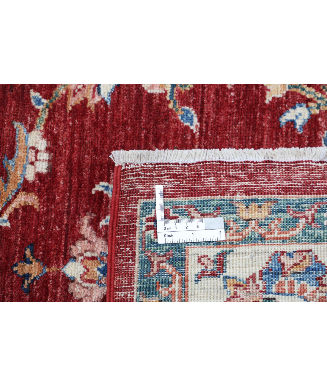 Ziegler 6'7'' X 9'8'' Hand-Knotted Wool Rug 6'7'' x 9'8'' (198 X 290) / Red / Ivory