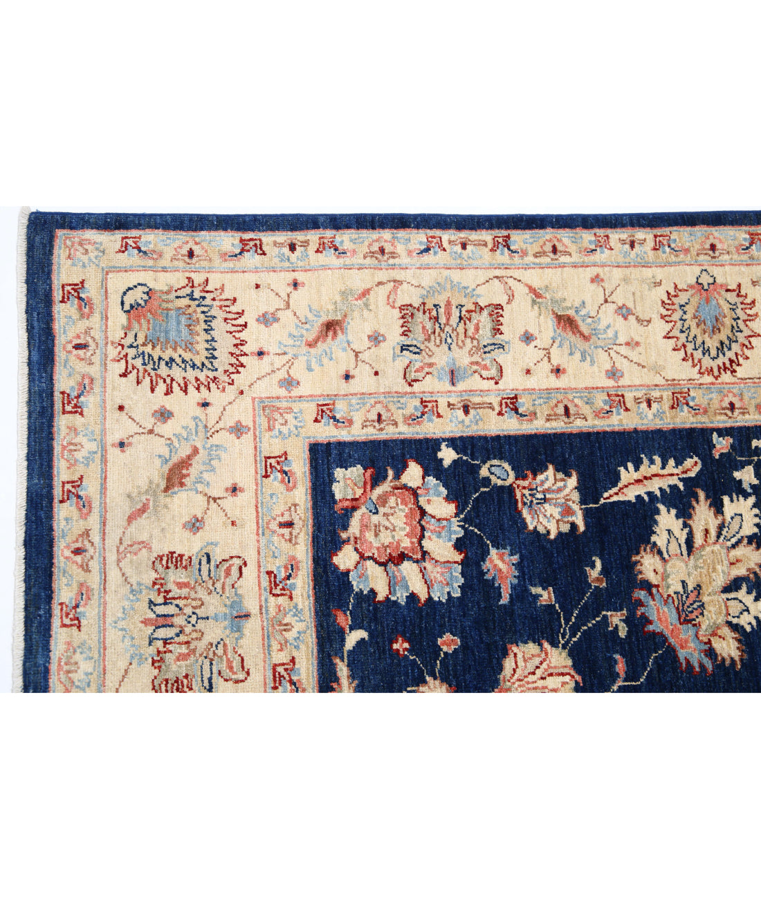 Ziegler 5'6'' X 7'9'' Hand-Knotted Wool Rug 5'6'' x 7'9'' (165 X 233) / Red / Ivory