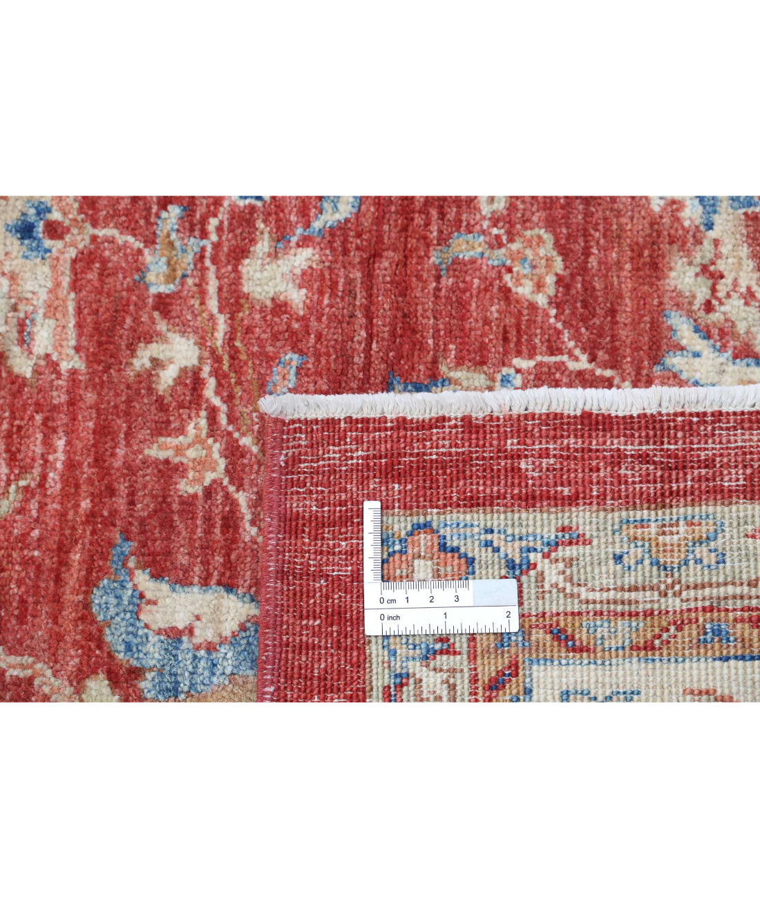 Ziegler 8'2'' X 10'0'' Hand-Knotted Wool Rug 8'2'' x 10'0'' (245 X 300) / Red / Ivory