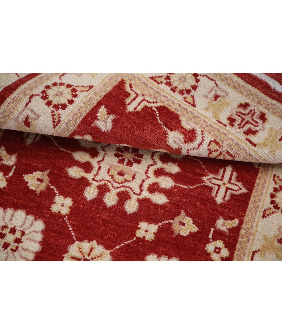 Ziegler 2'6'' X 4'1'' Hand-Knotted Wool Rug 2'6'' x 4'1'' (75 X 123) / Red / Ivory