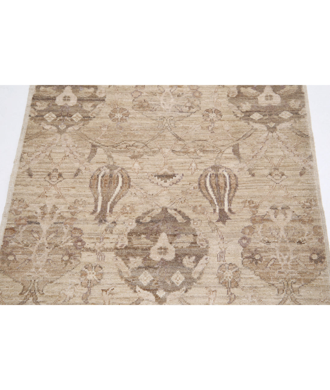 Ziegler 2'8'' X 3'10'' Hand-Knotted Wool Rug 2'8'' x 3'10'' (80 X 115) / Brown / Brown