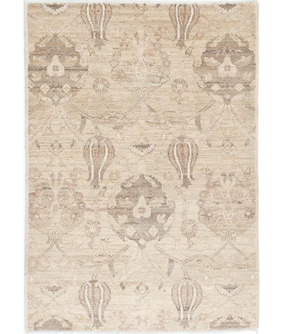 Ziegler 2'8'' X 3'10'' Hand-Knotted Wool Rug 2'8'' x 3'10'' (80 X 115) / Brown / Brown