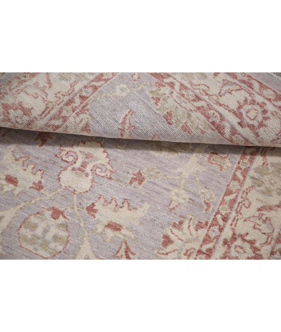 Ziegler 2'8'' X 3'8'' Hand-Knotted Wool Rug 2'8'' x 3'8'' (80 X 110) / Grey / Ivory