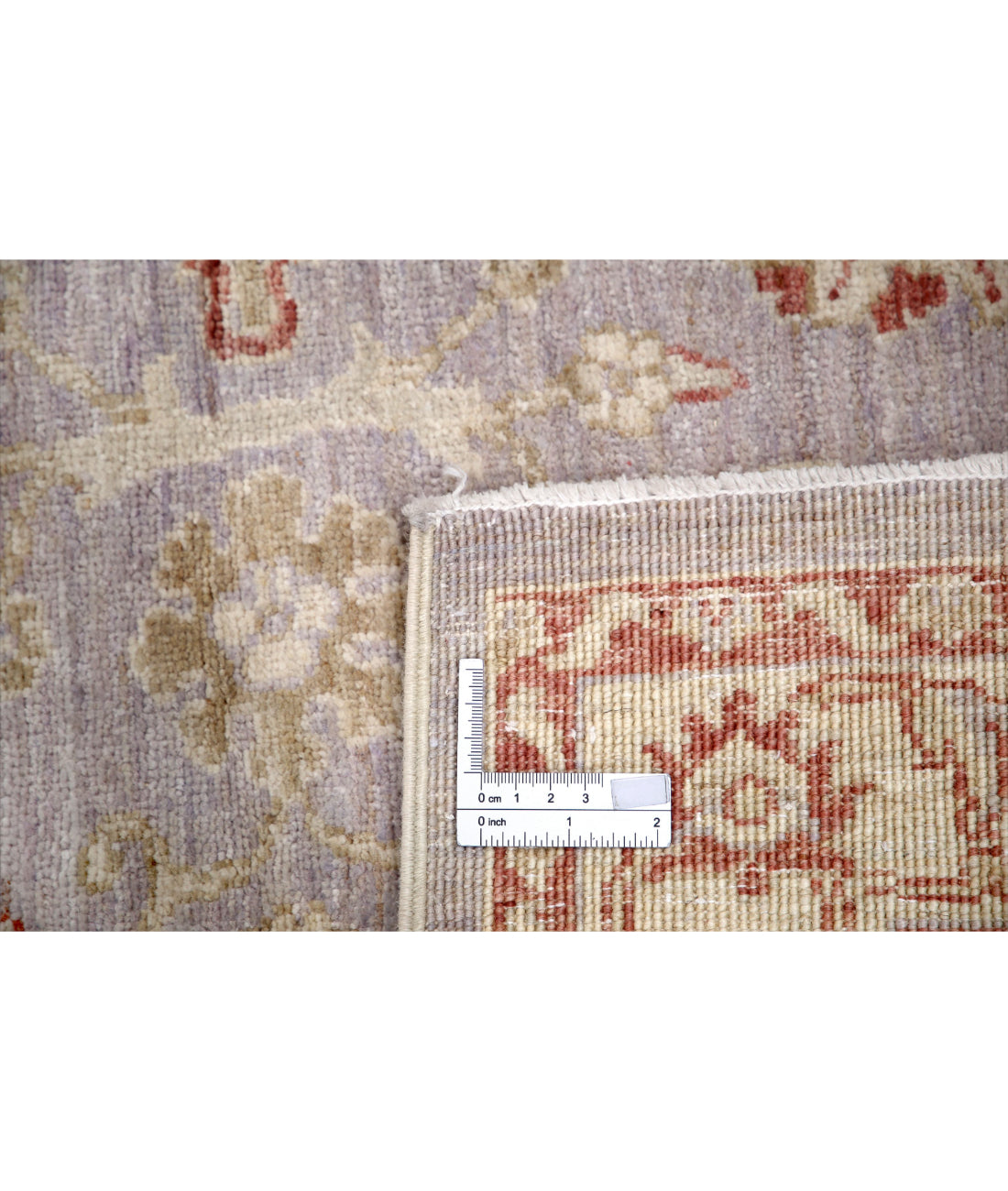 Ziegler 2'8'' X 3'8'' Hand-Knotted Wool Rug 2'8'' x 3'8'' (80 X 110) / Grey / Ivory