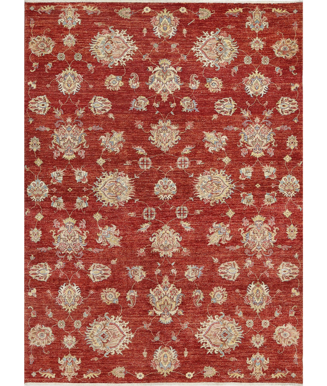 Ziegler 5'7'' X 7'11'' Hand-Knotted Wool Rug 5'7'' x 7'11'' (168 X 238) / Red / Red