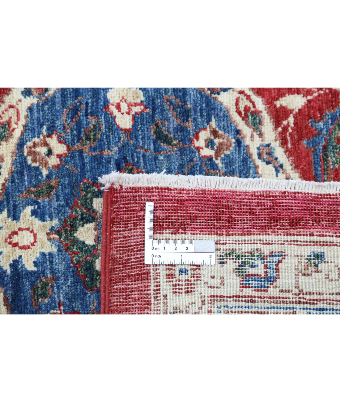 Ziegler 7'9'' X 9'11'' Hand-Knotted Wool Rug 7'9'' x 9'11'' (233 X 298) / Red / Blue