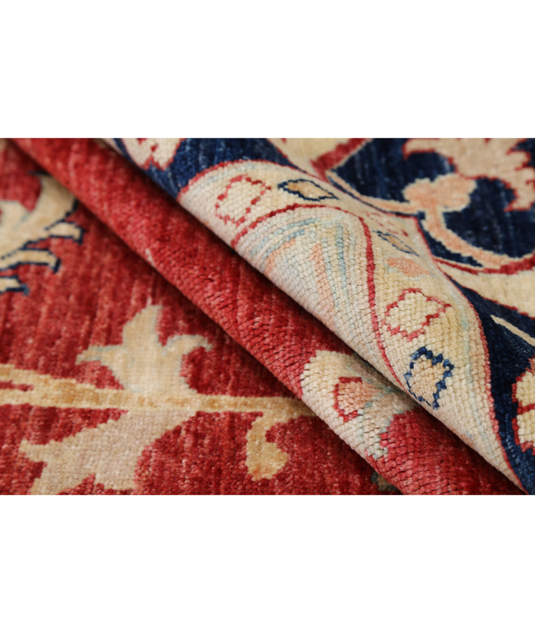 Ziegler 11'6'' X 16'9'' Hand-Knotted Wool Rug 11'6'' x 16'9'' (345 X 503) / Red / Blue