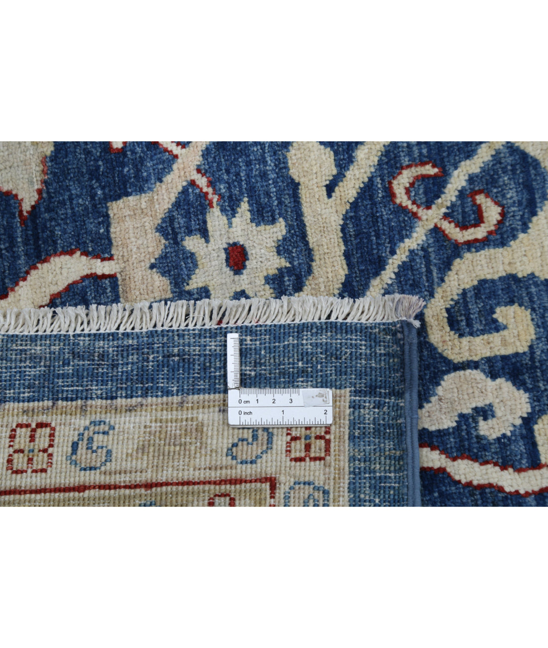 Ziegler 9'8'' X 21'2'' Hand-Knotted Wool Rug 9'8'' x 21'2'' (290 X 635) / Blue / Grey