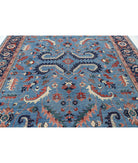 Heriz 9'8'' X 13'9'' Hand-Knotted Wool Rug 9'8'' x 13'9'' (290 X 413) / Blue / Blue