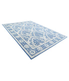 Ziegler 8'7'' X 11'10'' Hand-Knotted Wool Rug 8'7'' x 11'10'' (258 X 355) / Blue / Blue