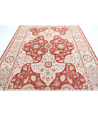 Ziegler 8'1'' X 10'1'' Hand-Knotted Wool Rug 8'1'' x 10'1'' (243 X 303) / Red / Ivory