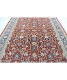 Ziegler 9'0'' X 12'0'' Hand-Knotted Wool Rug 9'0'' x 12'0'' (270 X 360) / Red / Blue