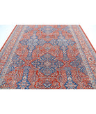 Ziegler 8'9'' X 11'8'' Hand-Knotted Wool Rug 8'9'' x 11'8'' (263 X 350) / Red / Blue