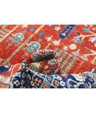 Bakshaish 7'9'' X 9'8'' Hand-Knotted Wool Rug 7'9'' x 9'8'' (233 X 290) / Rust / Blue