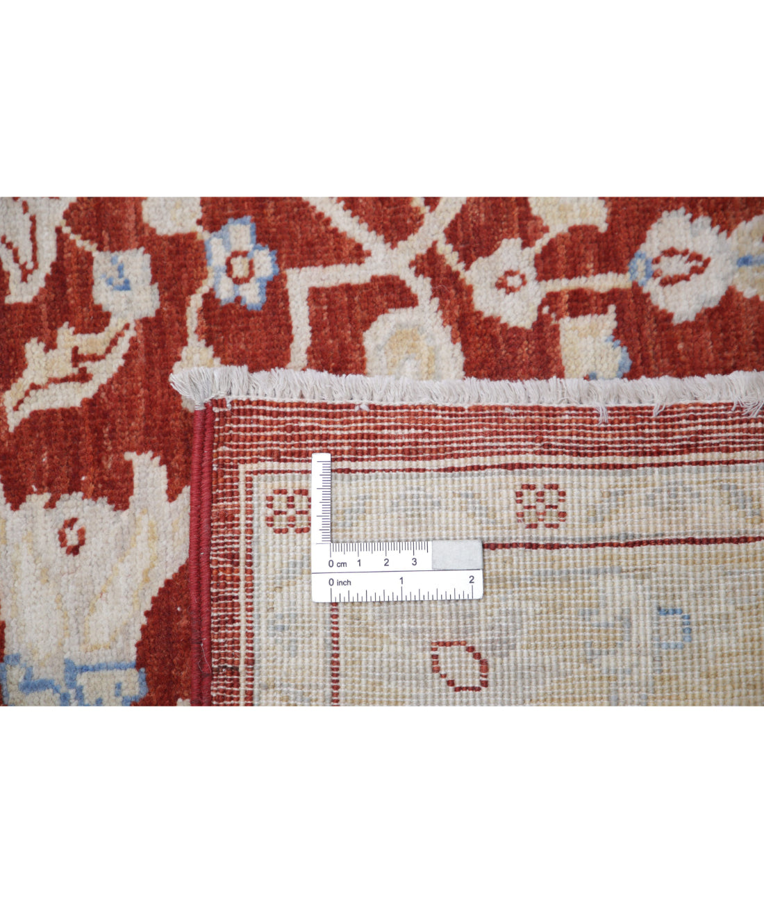 Ziegler 2'5'' X 10'0'' Hand-Knotted Wool Rug 2'5'' x 10'0'' (73 X 300) / Red / Gold