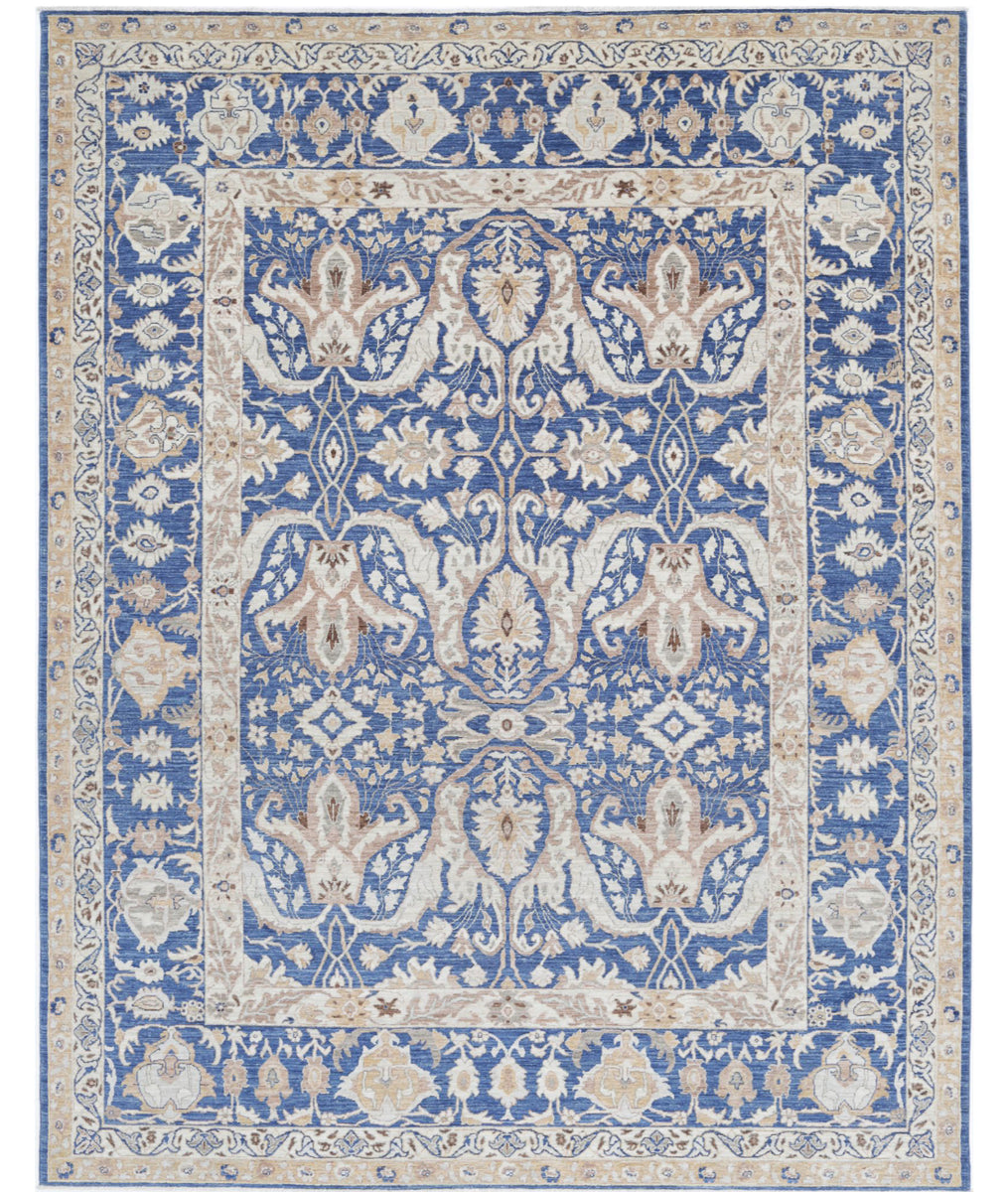 Hand-Knotted Pak-Ziegler Wool Rug – 8'7