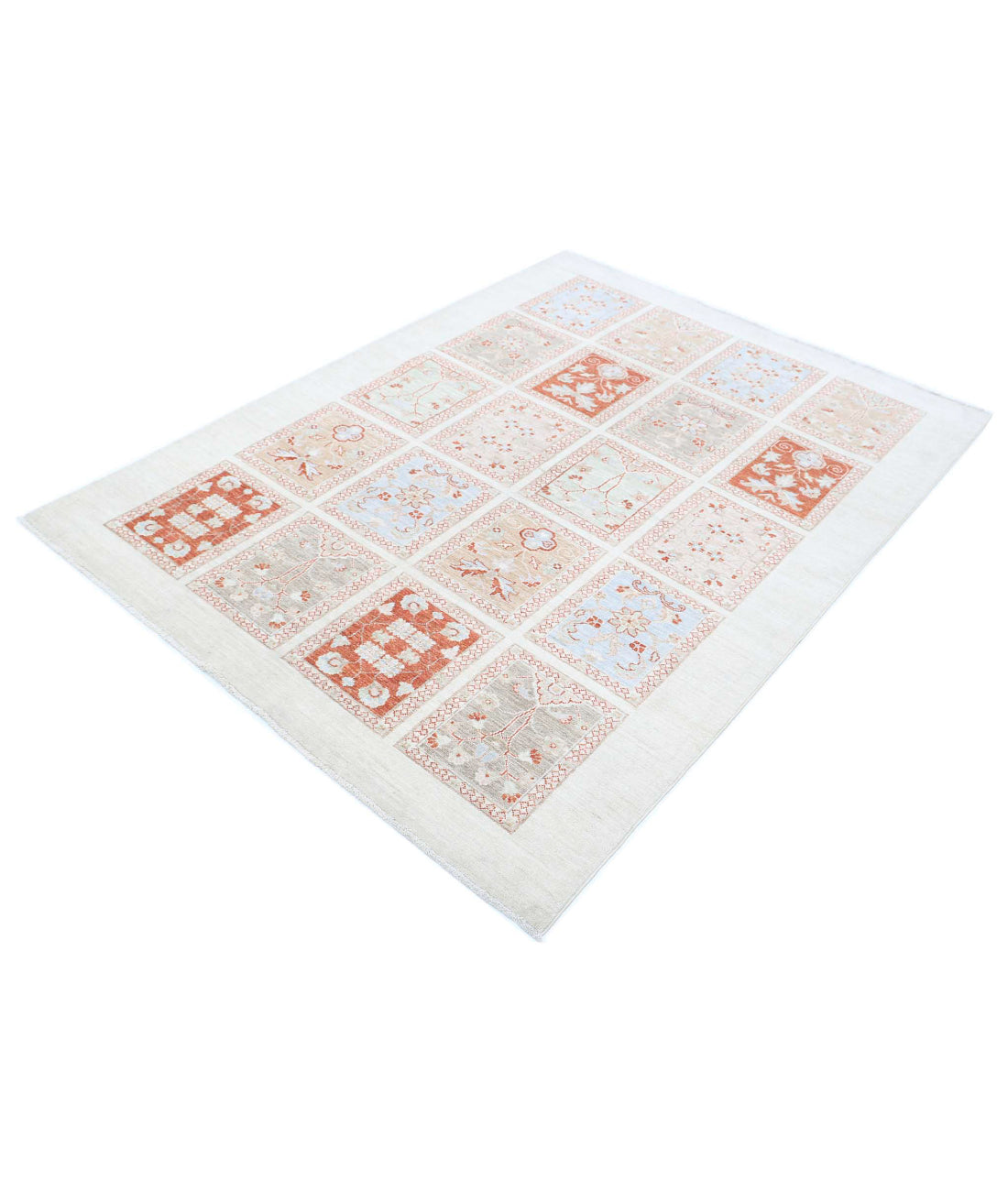 Bakhtiari 4'9'' X 6'4'' Hand-Knotted Wool Rug 4'9'' x 6'4'' (143 X 190) / Ivory / Ivory