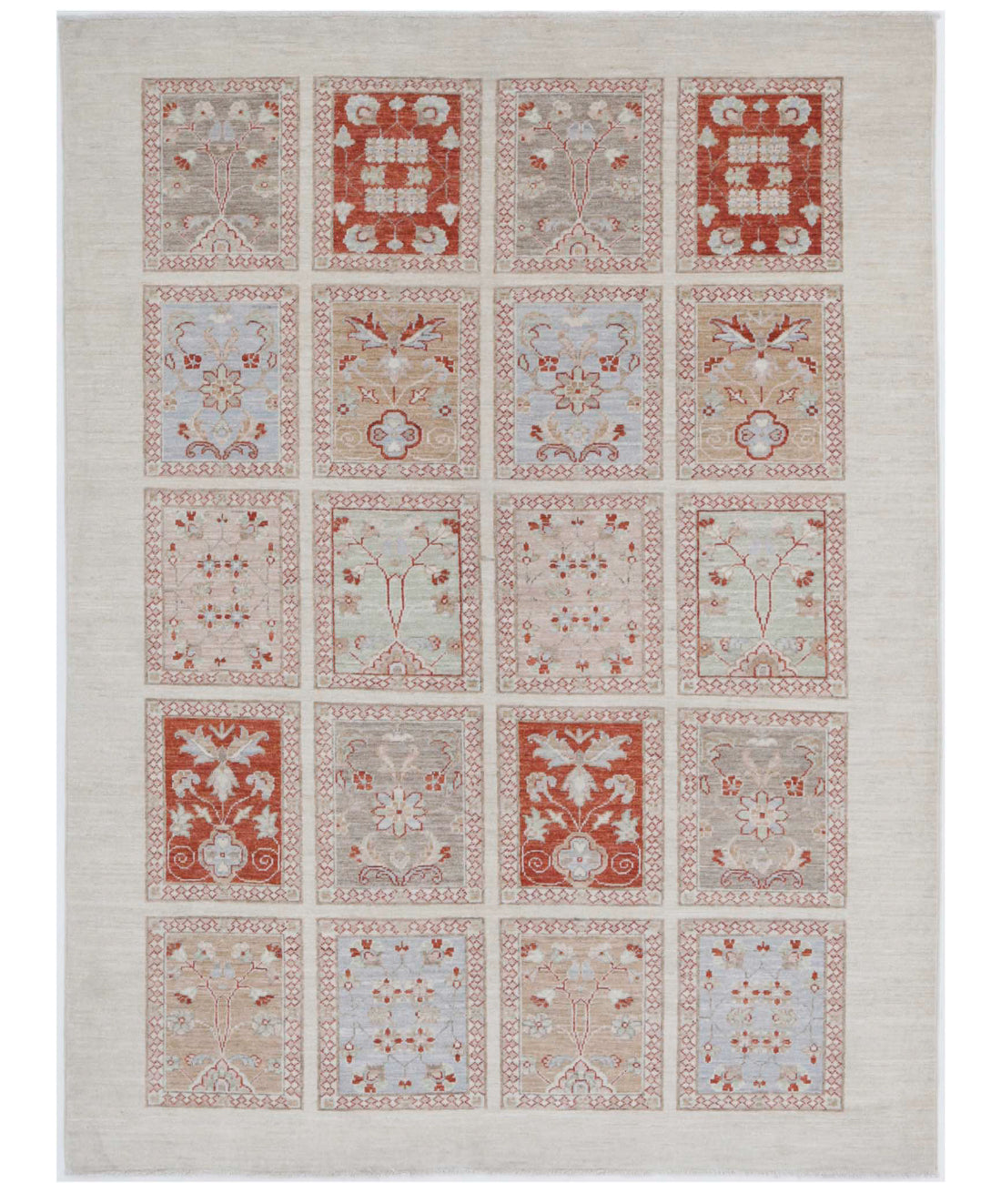 Bakhtiari 4'9'' X 6'4'' Hand-Knotted Wool Rug 4'9'' x 6'4'' (143 X 190) / Ivory / Ivory