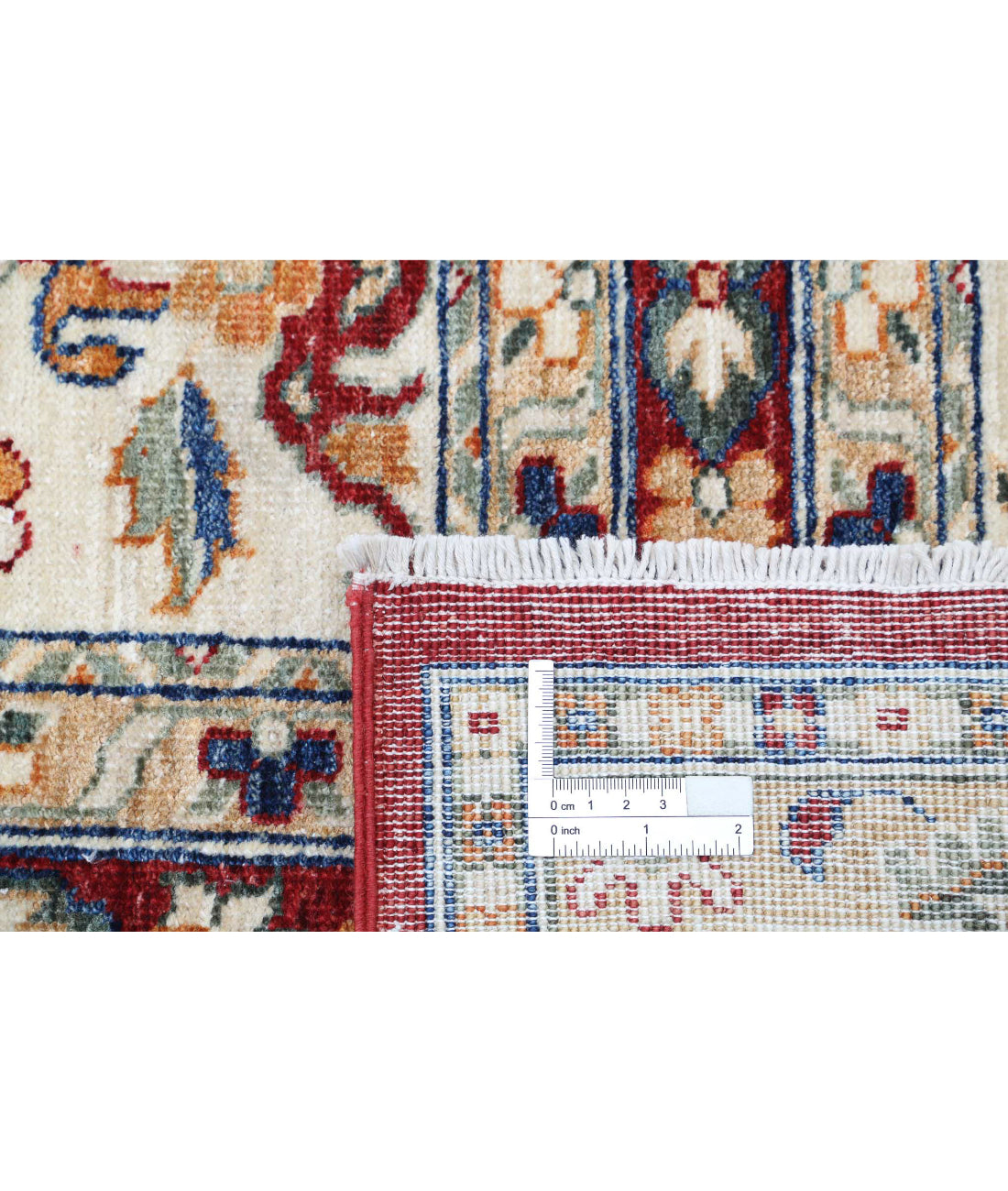 Bakhtiari 4'5'' X 6'2'' Hand-Knotted Wool Rug 4'5'' x 6'2'' (133 X 185) / Red / Ivory