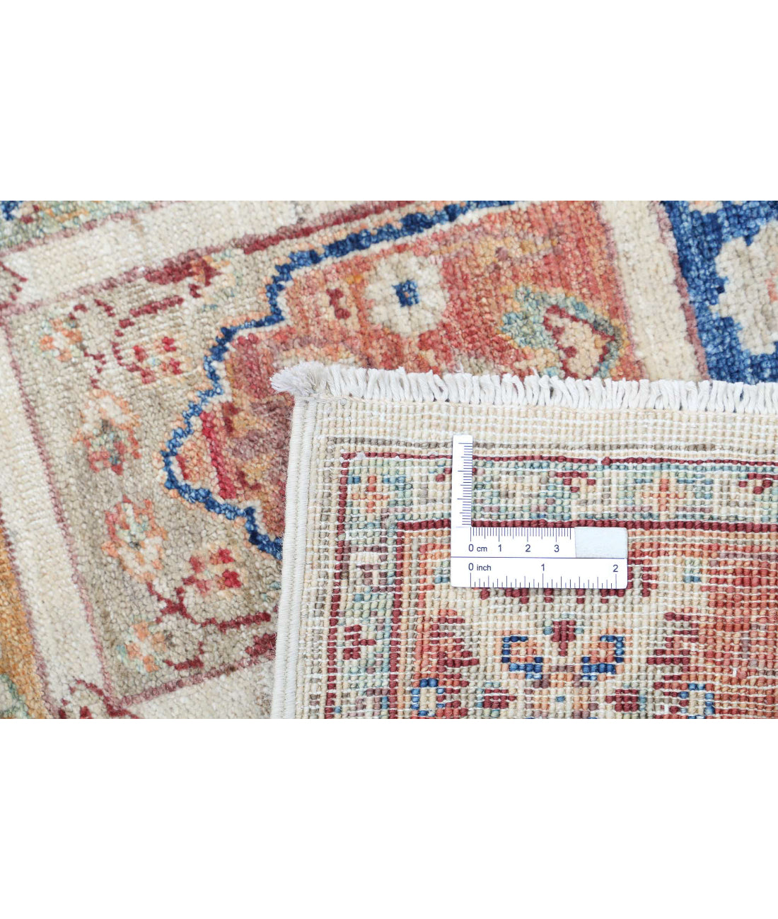 Bakhtiari 3'10'' X 5'8'' Hand-Knotted Wool Rug 3'10'' x 5'8'' (115 X 170) / Ivory / Rust