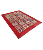 Bakhtiari 5'9'' X 8'0'' Hand-Knotted Wool Rug 5'9'' x 8'0'' (173 X 240) / Red / Red