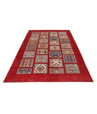Bakhtiari 5'9'' X 8'0'' Hand-Knotted Wool Rug 5'9'' x 8'0'' (173 X 240) / Red / Red