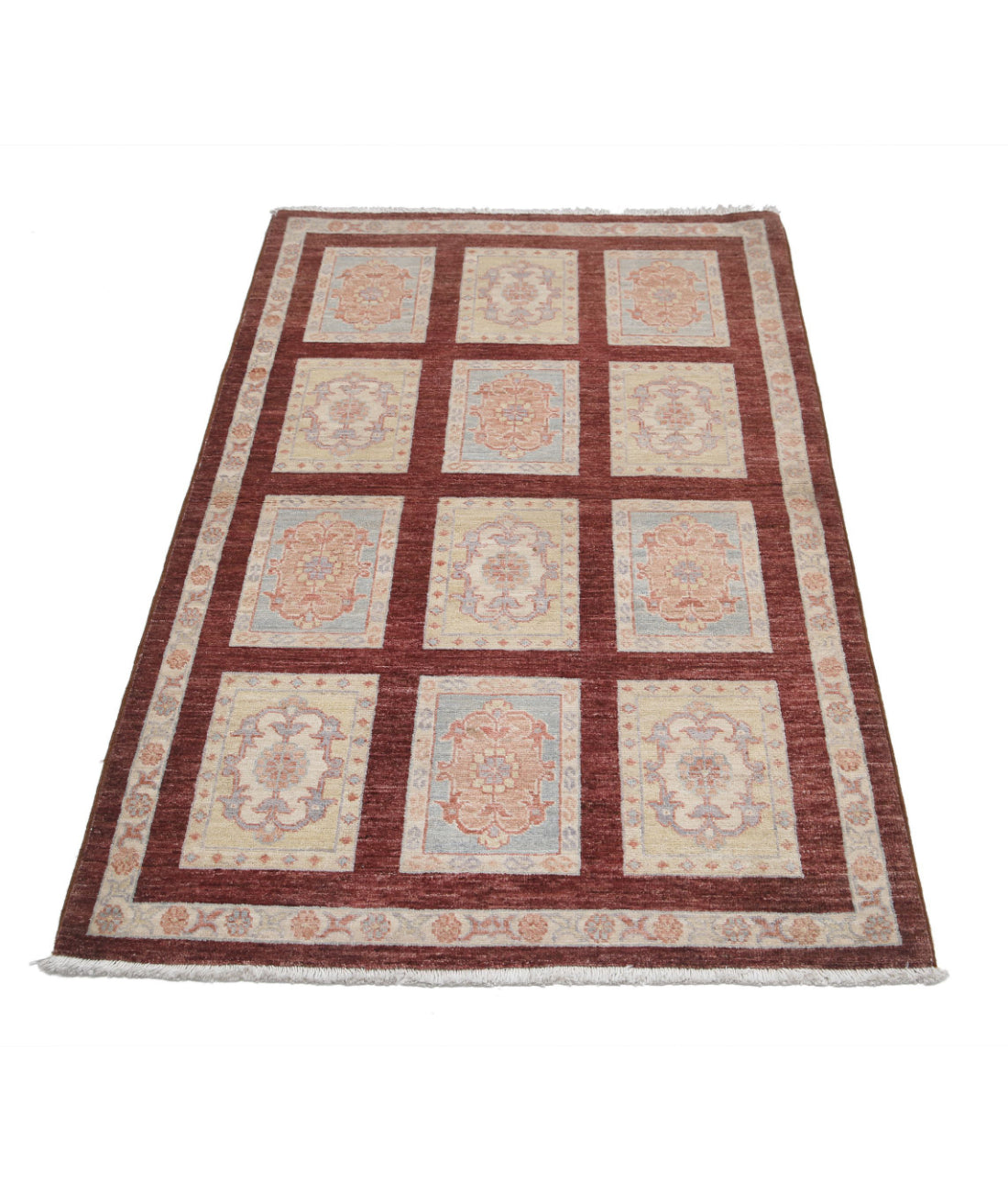 Bakhtiari 3'0'' X 4'9'' Hand-Knotted Wool Rug 3'0'' x 4'9'' (90 X 143) / Brown / Brown