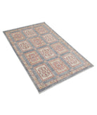 Bakhtiari 3'0'' X 4'9'' Hand-Knotted Wool Rug 3'0'' x 4'9'' (90 X 143) / Grey / Grey