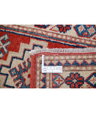 Kazak 1'9'' X 2'9'' Hand-Knotted Wool Rug 1'9'' x 2'9'' (53 X 83) / Red / Ivory