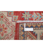 Kazak 2'2'' X 3'7'' Hand-Knotted Wool Rug 2'2'' x 3'7'' (65 X 108) / Red / Ivory