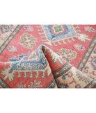 Kazak 2'9'' X 9'5'' Hand-Knotted Wool Rug 2'9'' x 9'5'' (83 X 283) / Red / Ivory