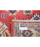 Kazak 2'9'' X 6'1'' Hand-Knotted Wool Rug 2'9'' x 6'1'' (83 X 183) / Red / Ivory