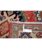Kazak 3'1'' X 4'9'' Hand-Knotted Wool Rug 3'1'' x 4'9'' (93 X 143) / Red / Ivory