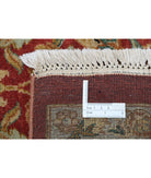 Agra 8'10'' X 11'8'' Hand-Knotted Wool Rug 8'10'' x 11'8'' (265 X 345) / Red / Black