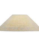 Agra 12'0'' X 18'2'' Hand-Knotted Wool Rug 12'0'' x 18'2'' (268 X 350) / Gold / Grey