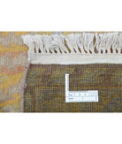 Agra 12'0'' X 18'2'' Hand-Knotted Wool Rug 12'0'' x 18'2'' (268 X 350) / Gold / Grey
