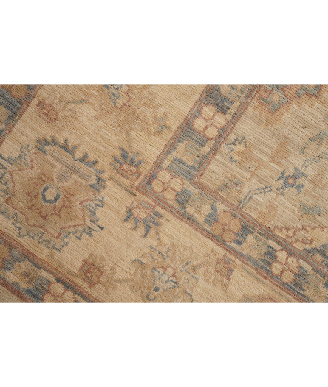 Ariana 5' 11" X 16' 8" Hand-Knotted Wool Rug 5' 11" X 16' 8" (180 X 508) / Grey / Blue