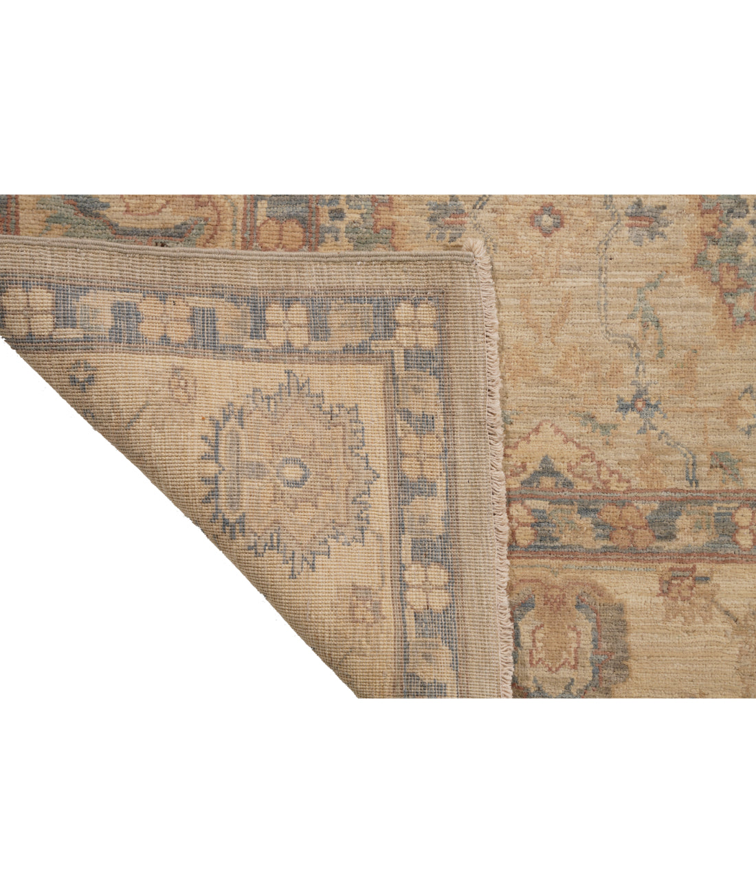 Ariana 5' 11" X 16' 8" Hand-Knotted Wool Rug 5' 11" X 16' 8" (180 X 508) / Grey / Blue