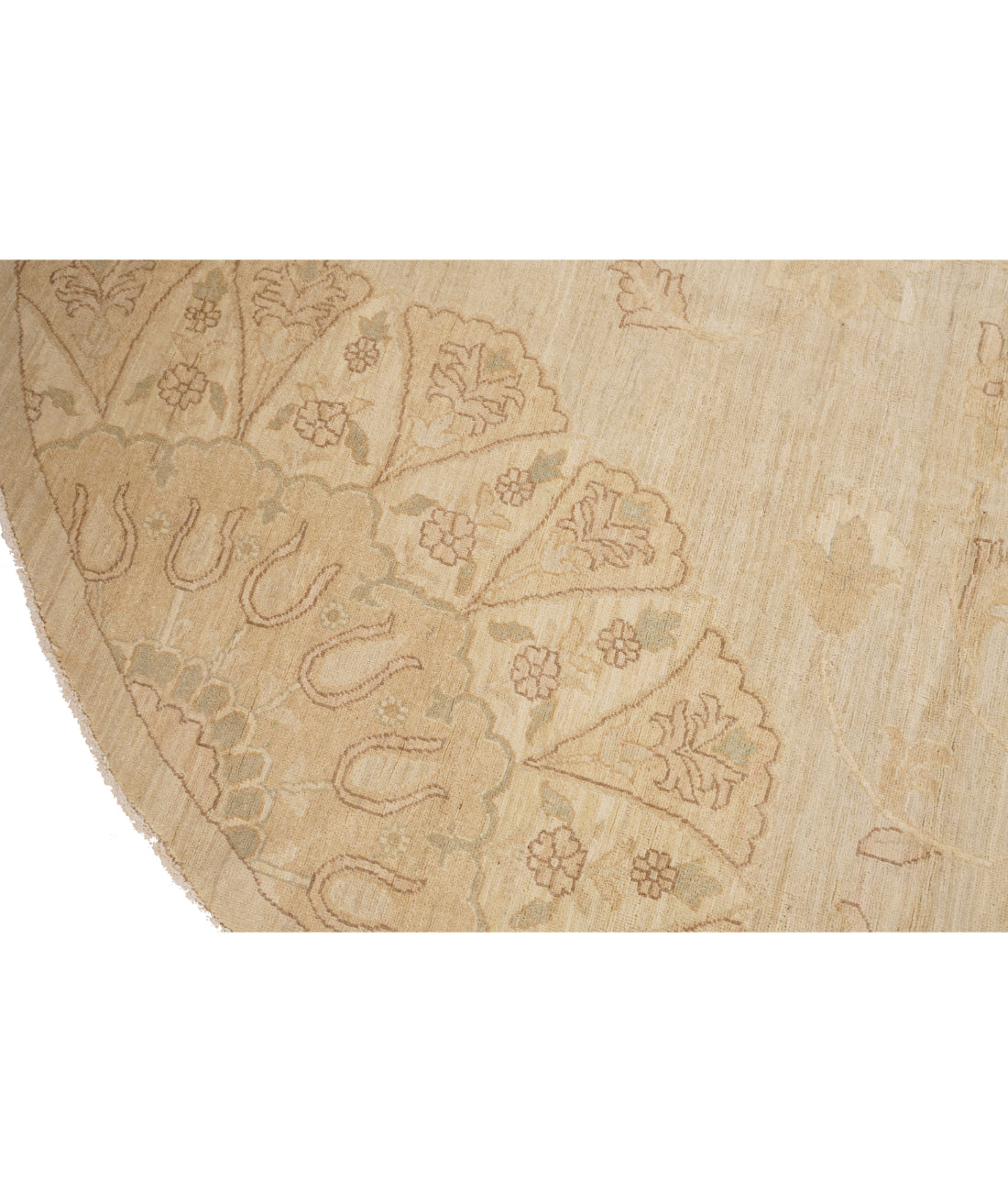 Artemix 7' 11" X 7' 10" Hand-Knotted Wool Rug 7' 11" X 7' 10" (241 X 239) / Grey / Ivory