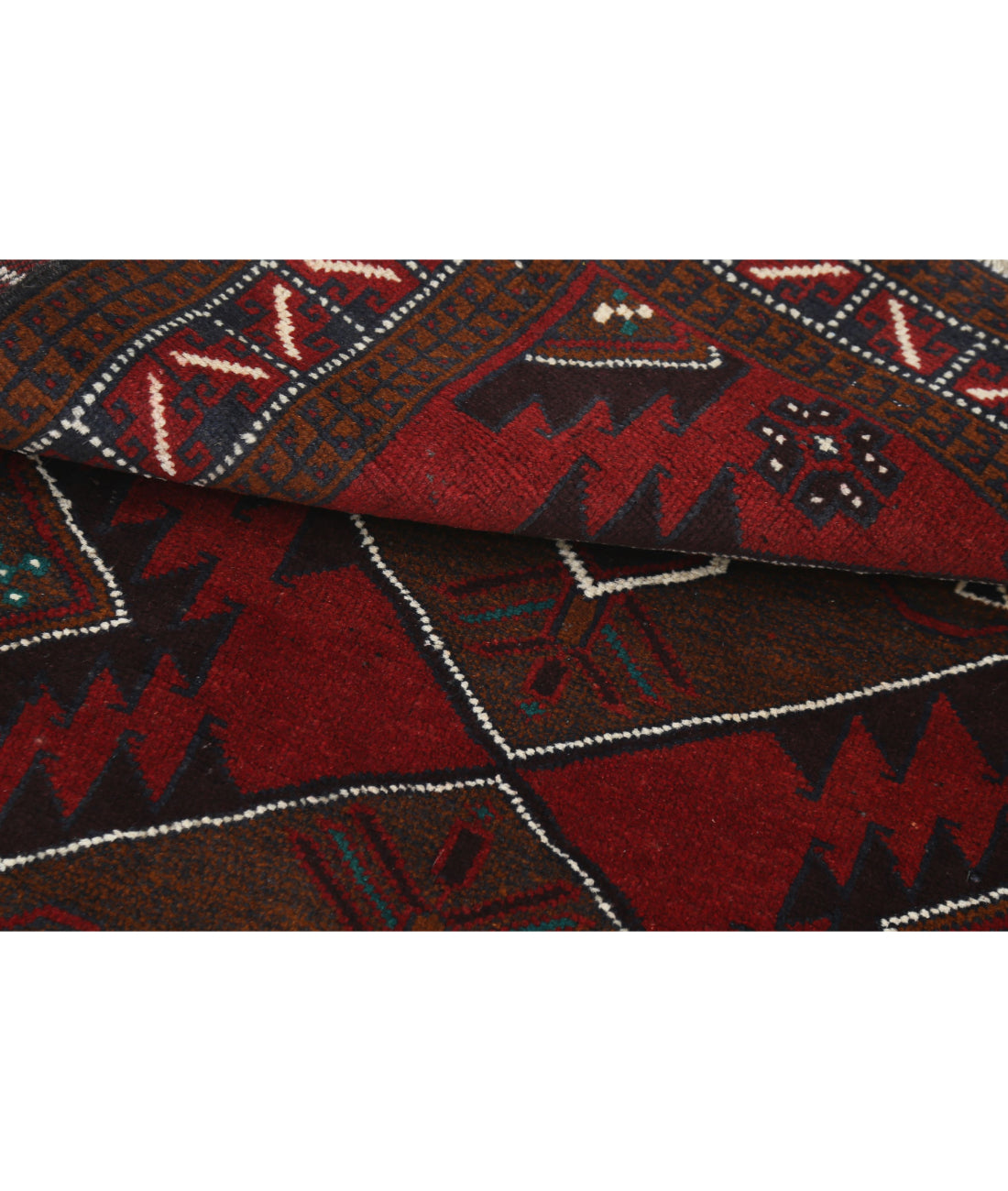 Baluch 2'11'' X 5'0'' Hand-Knotted Wool Rug 2'11'' x 5'0'' (88 X 150) / Red / N/A