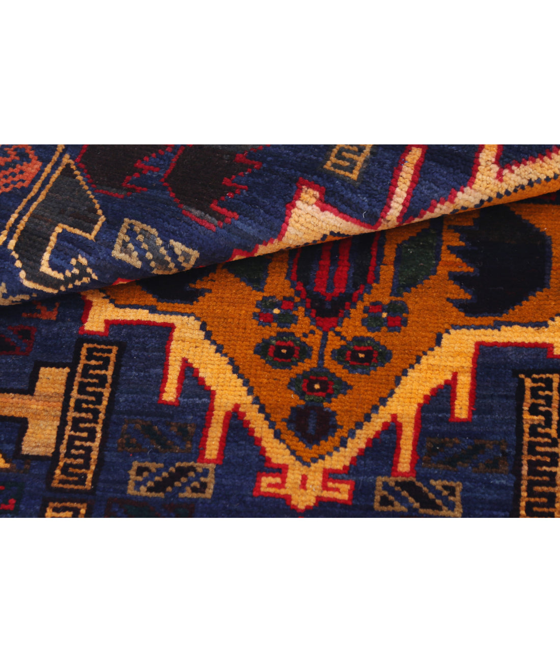 Baluch 3'0'' X 5'1'' Hand-Knotted Wool Rug 3'0'' x 5'1'' (90 X 153) / Red / N/A