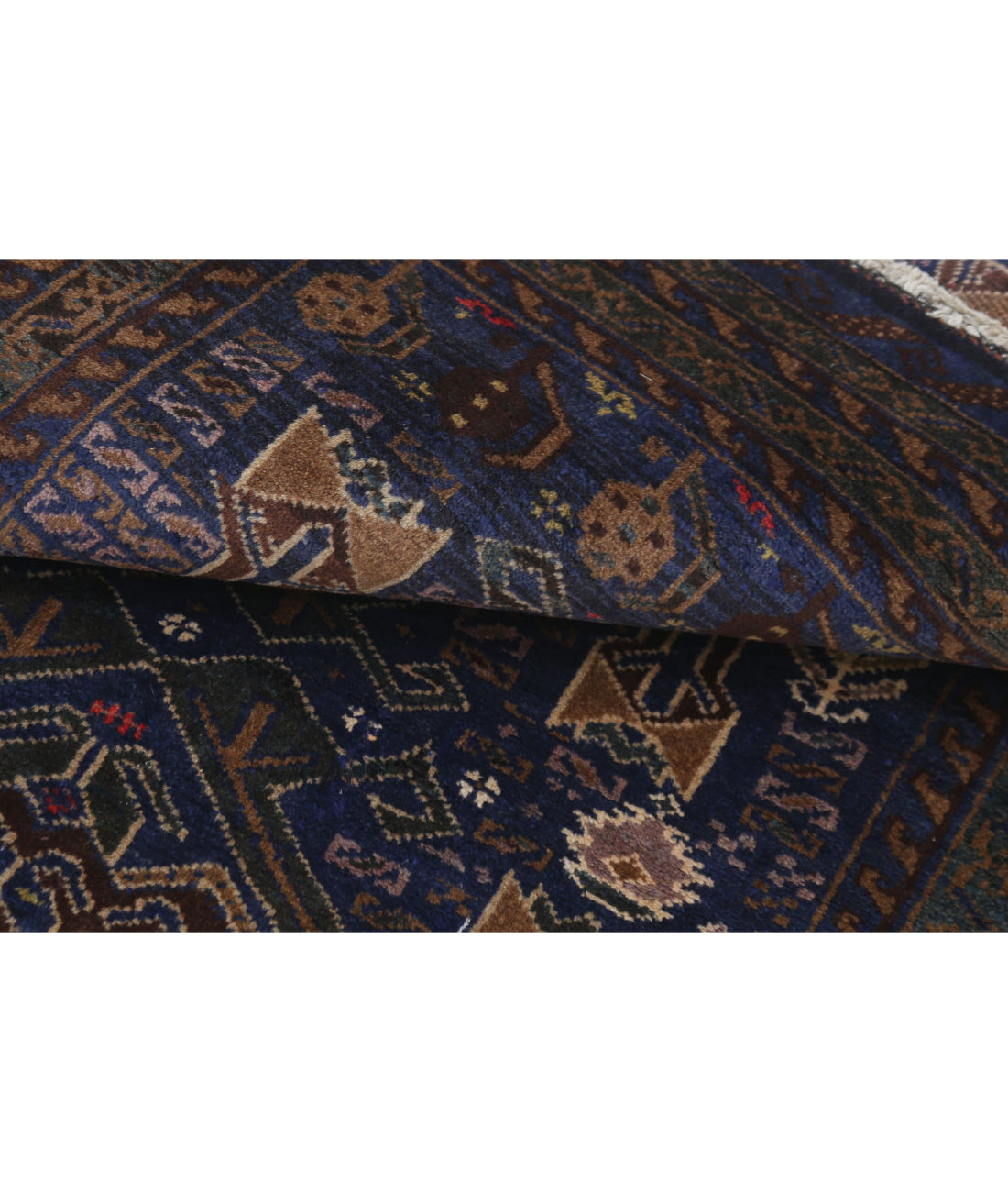 Baluch 2'11'' X 4'3'' Hand-Knotted Wool Rug 2'11'' x 4'3'' (88 X 128) / Red / N/A