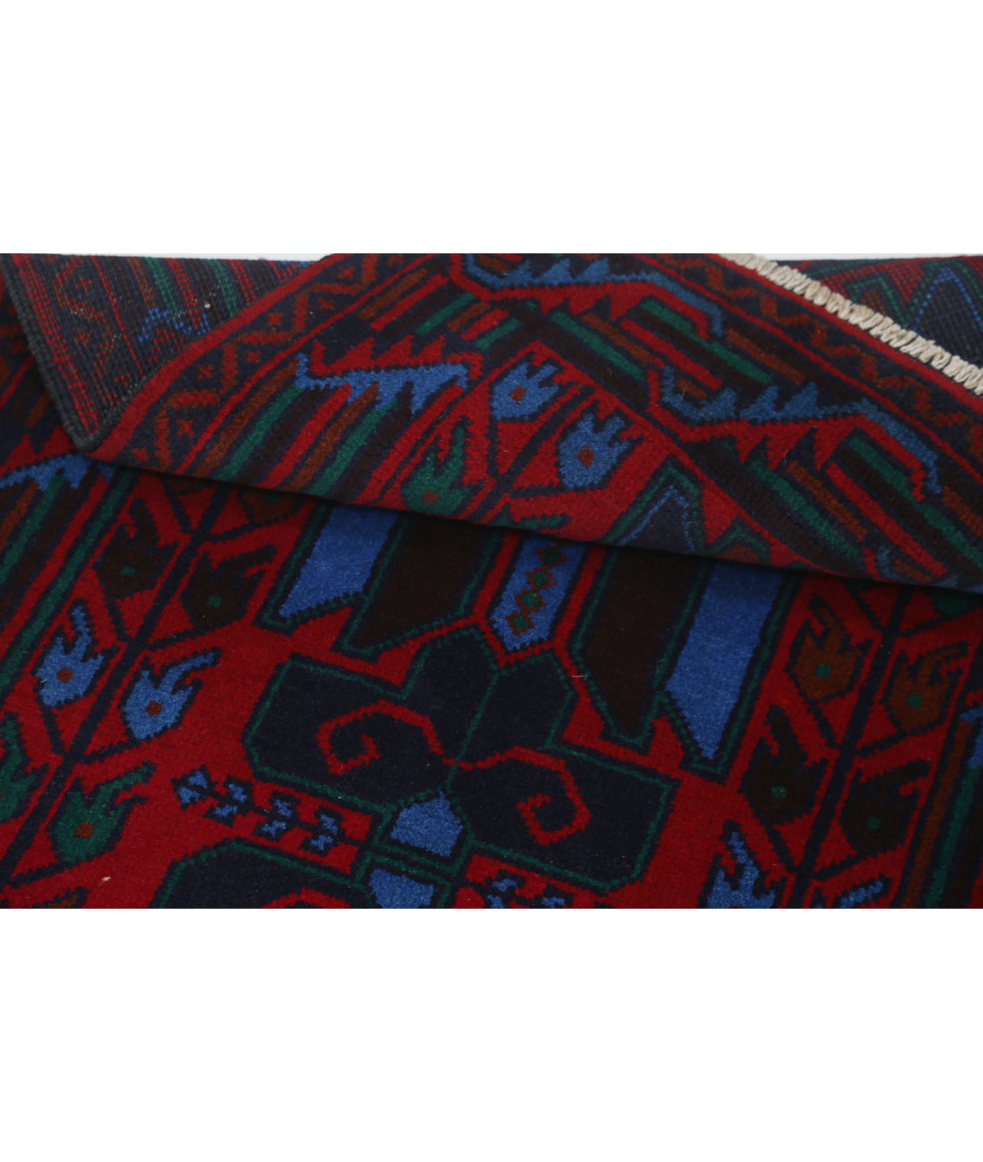 Baluch 2'8'' X 4'7'' Hand-Knotted Wool Rug 2'8'' x 4'7'' (80 X 138) / Red / N/A